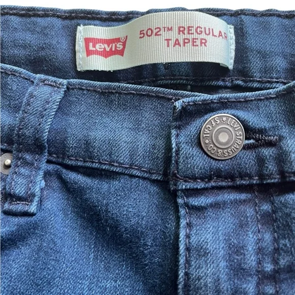 Levi's 502 women’s size 14 regular Classic Straight Blue Jeans - Picture 2 of 7